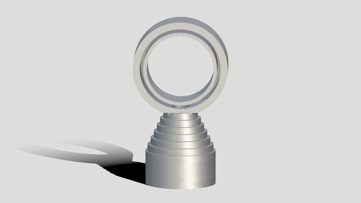 Bladeless fan 3D Model