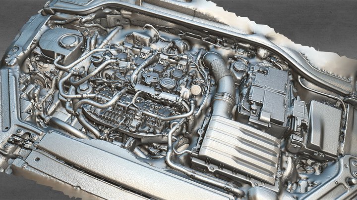 Octavia Engine RS240 3D scan by Miraco 3D Model