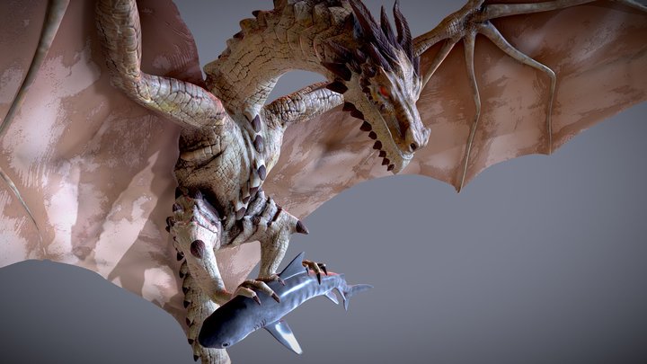 Wyvern Fishing 3D Model
