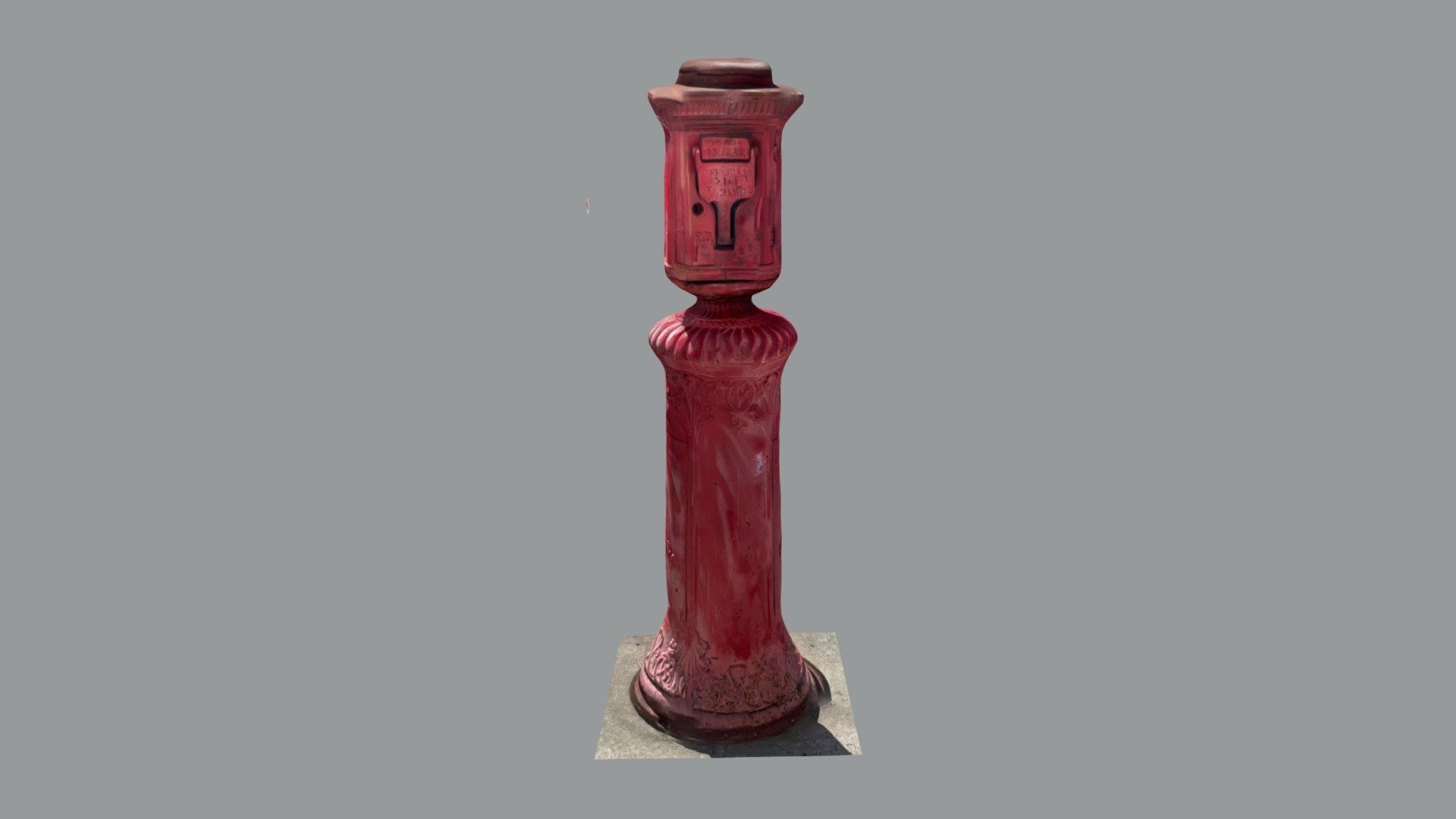Fire alarm post