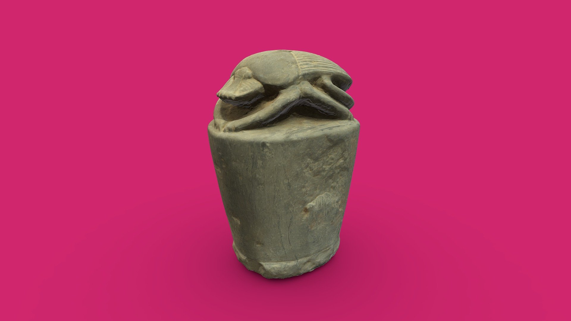 Vessel lid with a scarab E.GA.1494.1947
