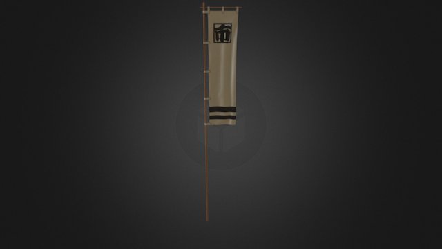 "Nobori (Samurai flag)" 3D Model