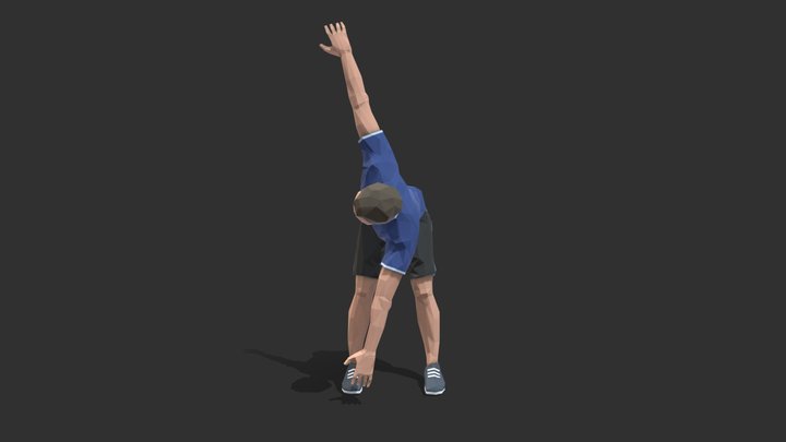 Twist down Exercise 3D Model