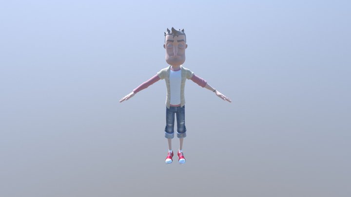 Hello Neighbor Protagonist 3D Model