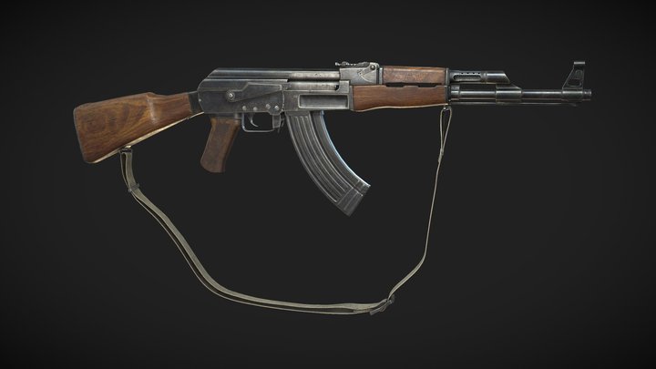 AK_47_Type_2 3D Model