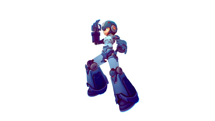 Mega Man 3D Model