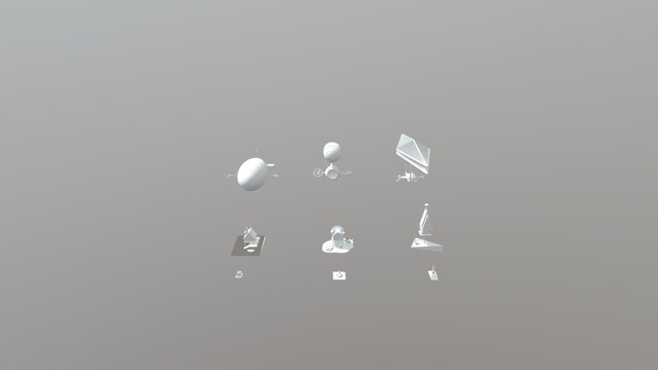 8HW_Silhouettes 👥 3D Model