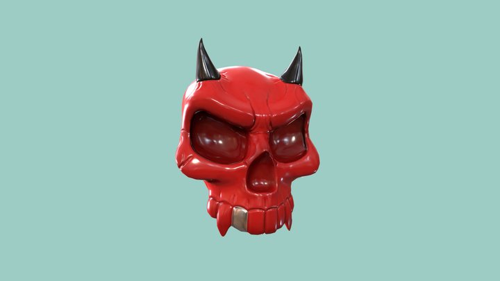 Intro 3D Mod - Skull 3D Model