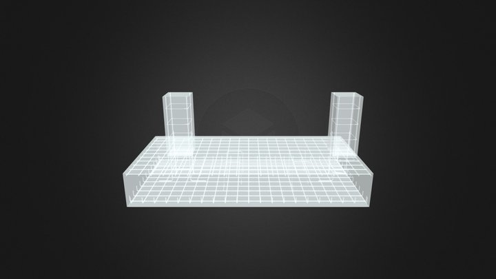 Cimentación Zapata Combinada 3D Model