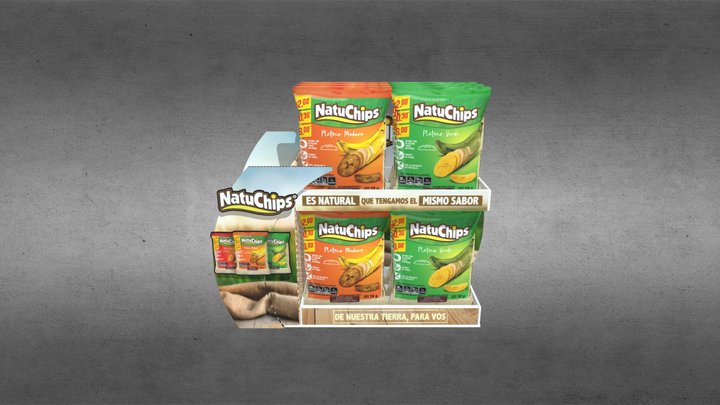 NATUCIPS - DDM CARTON 3D Model