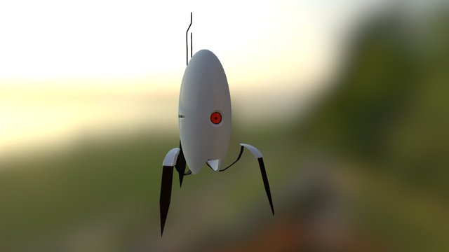 #2 - Turret - Portal 2 3D Model