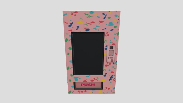 wall vending machine 3D Model
