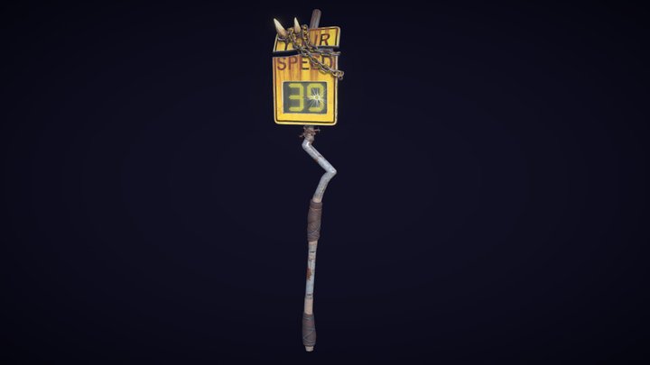 Speed Radar Weapon | Rustborn 3D Model