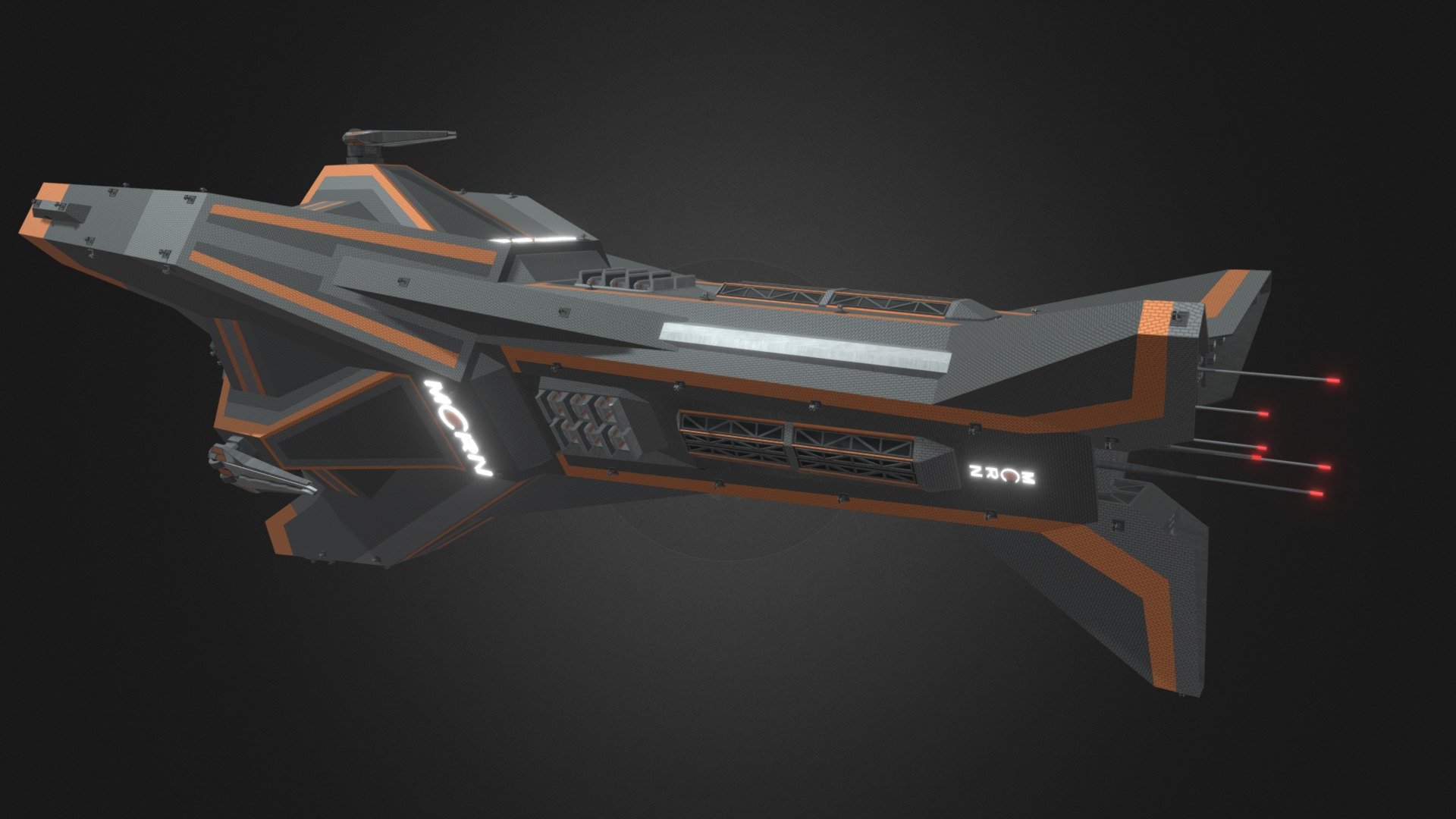 MCRN Triton class Battleship - 3D model by Hierachy1871 [06cdbfc ...