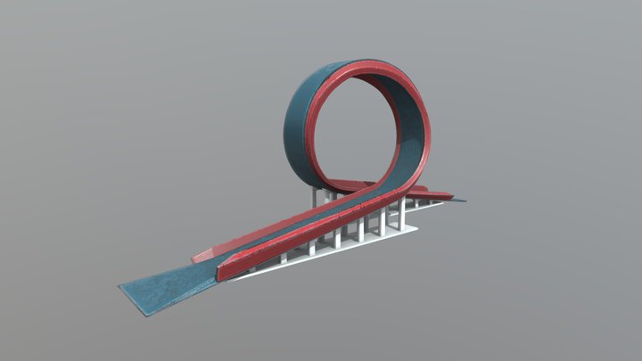 Loop / Amusement Cars park 3D Model