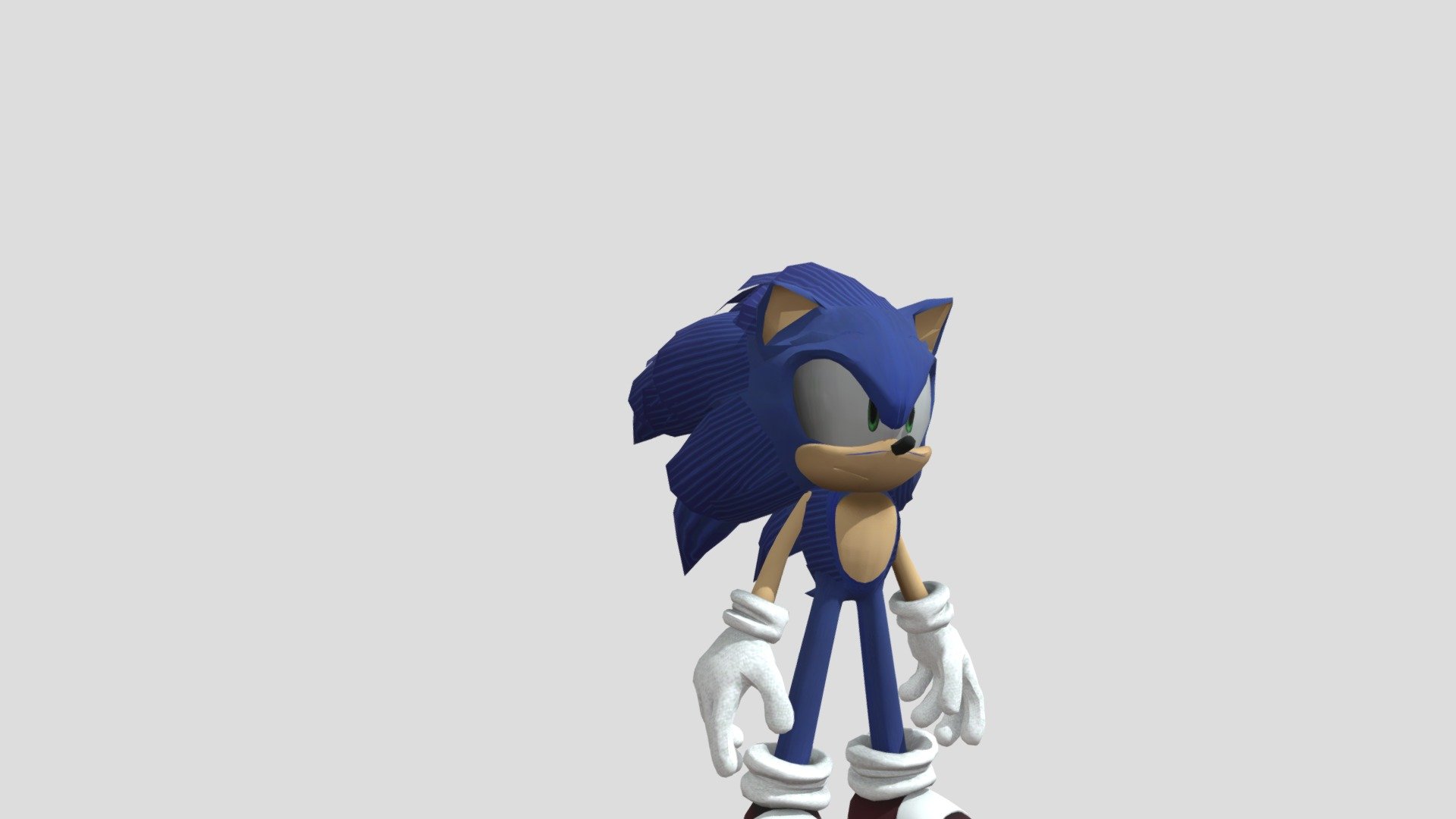 Sonic The Hedgehog - 3D model by kittu kat :] (@katty1233) [06ce909 ...