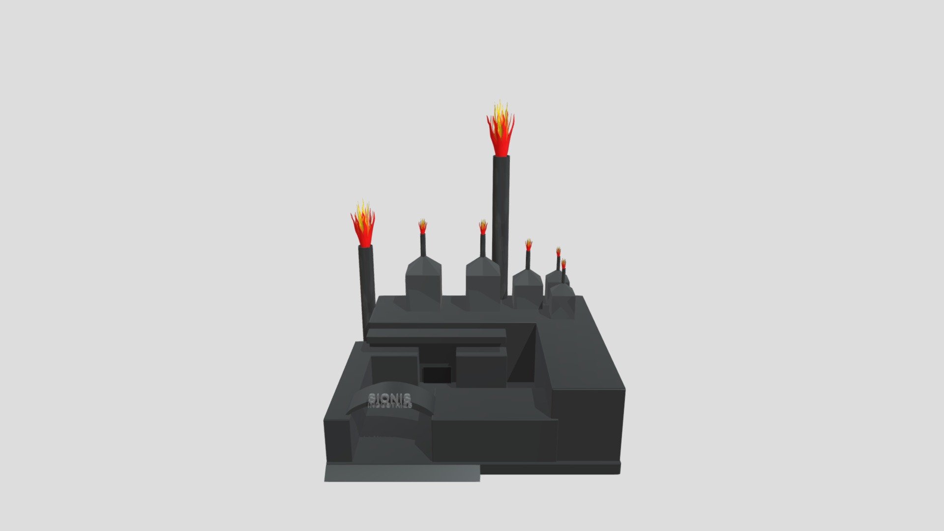 SIONIS STEEL MILL — Sketchfab embed 3D viewer