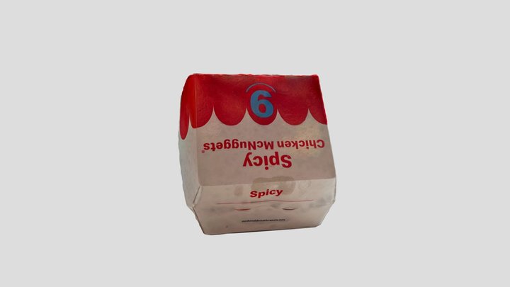 Chicken nuggets. McDonald’s 3D Model