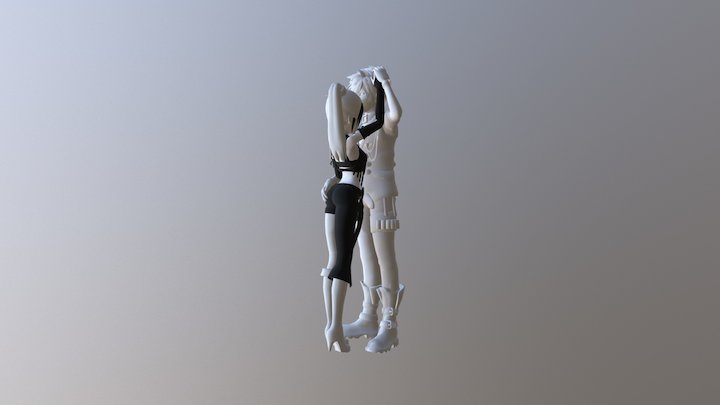 动画测试下 3D Model