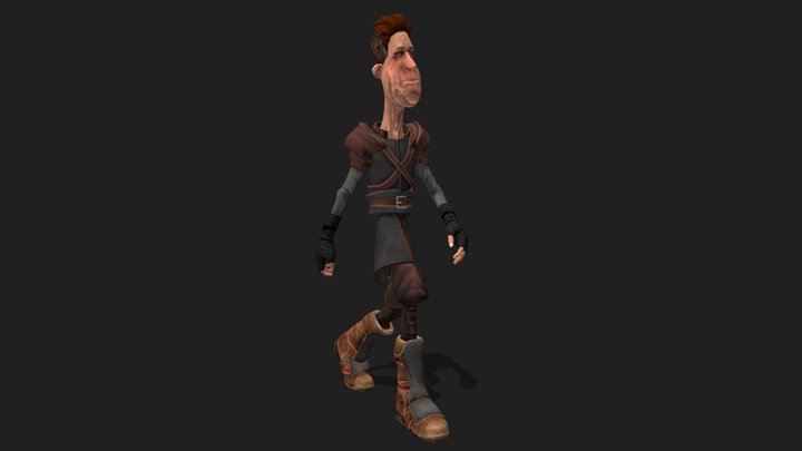Toon Sellsword - 3D Model 3D Model