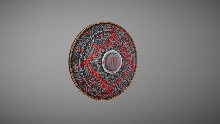 Knight Shield 3D Model