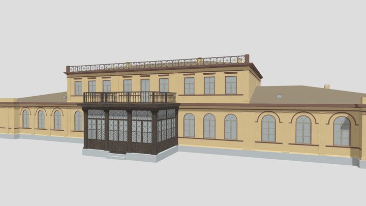 Будинок губернатора 3D Model