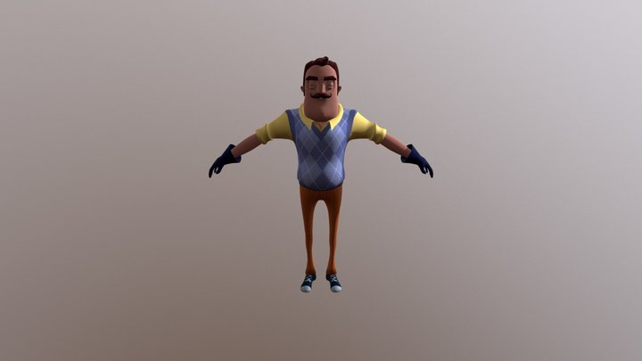 Hello Neighbor Model 3D Model