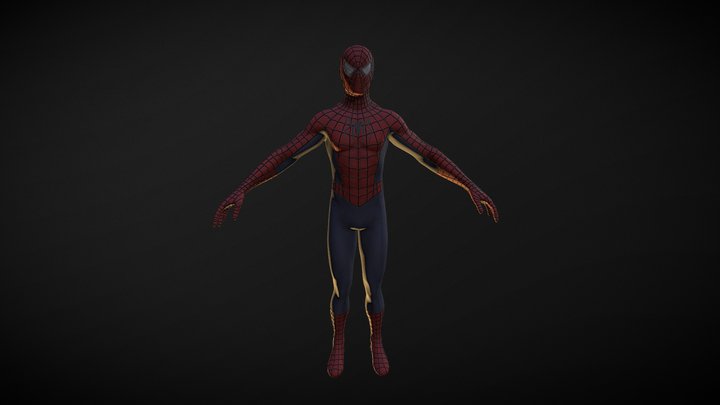 SPIDERMAN Raimi Suit Tobey Maguire suit 3D Model