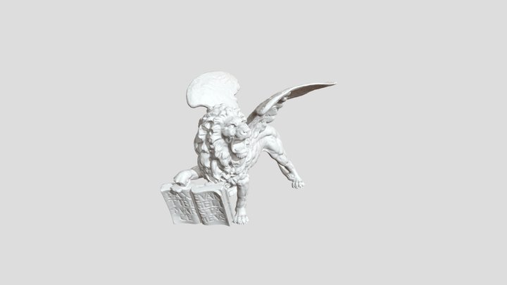 Leone di San Marco a Venezia 3D Model