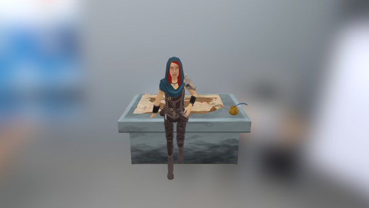 Character OBJ 3D Model