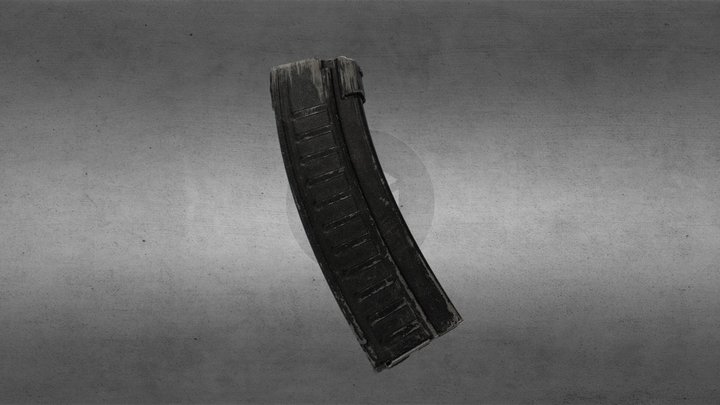 SR-3M rifle magazine for 30 rounds 3D Model