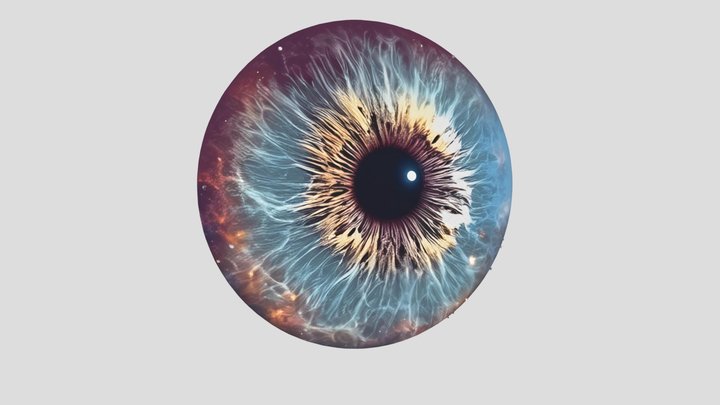 Cosmic Eye of Horror – Kostenloses 3D-Modell STL