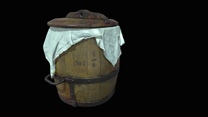Mírka na obilí 3D Model
