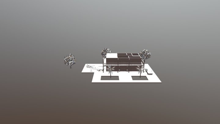 Luxury Mansion 3D Model