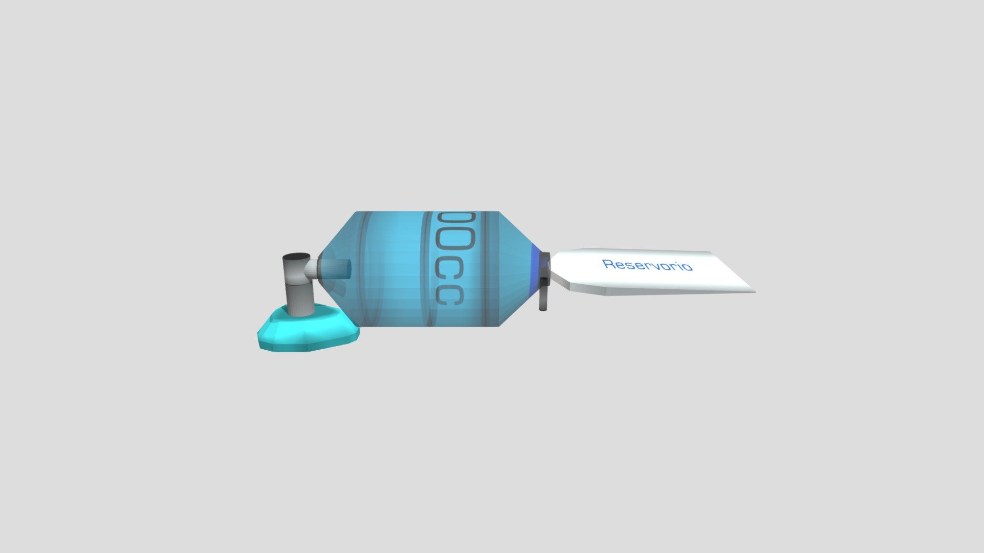 AMBU (Ambulatory Manual Breathing Unit) 700cc Download Free 3D model