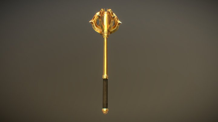 Weapon Mace 1 3D Model