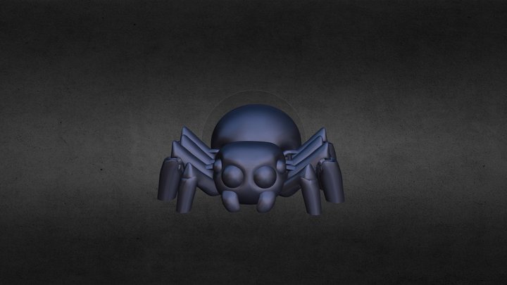 Large articulated Spider 3D Model
