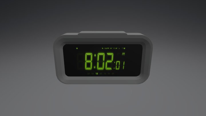 Alarm Clock 3D Model