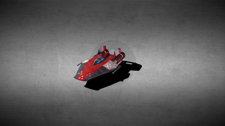 First Spaceship 3D Model