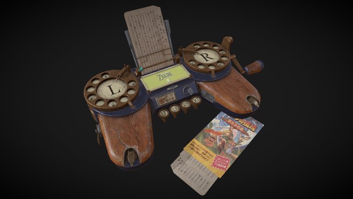 Nintendo 1920 Controller 3D Model