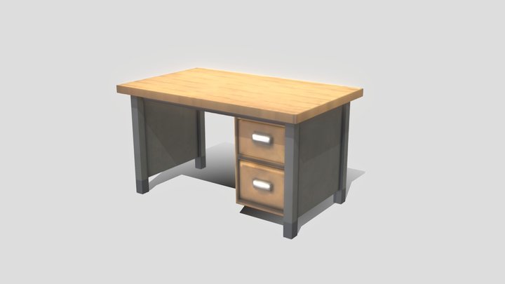 Pixel table – Modello 3D gratuito STL