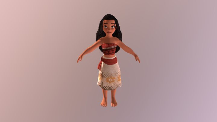 Moana by JaidenSavoie 3D Model