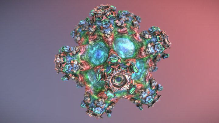 MDB3D - Beth1522 - fractal photogrammetry – Gratis 3D-model STL