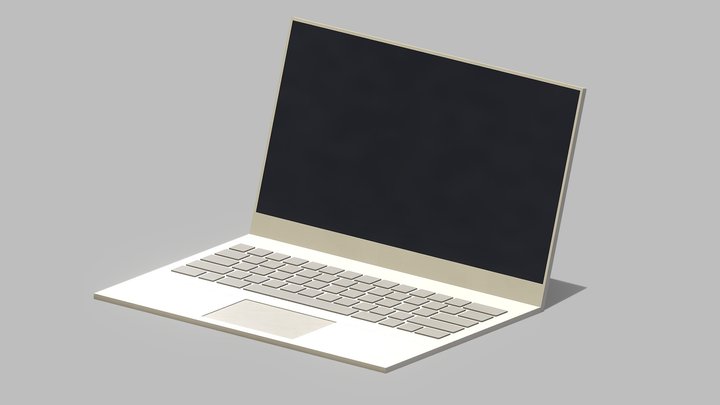 Minecraft Laptop 3D Model
