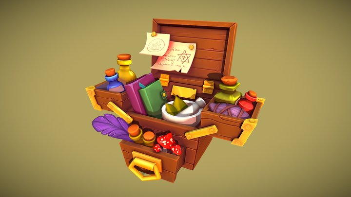 Alchemist Trunk 3D Model