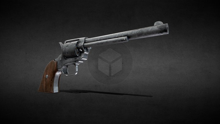 Heritage Rough Rider Cowboy Gun 3D Model
