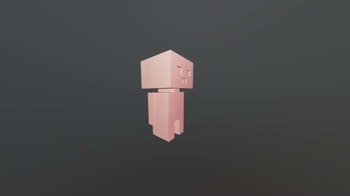 Creeper Robot Cutie 3D Model