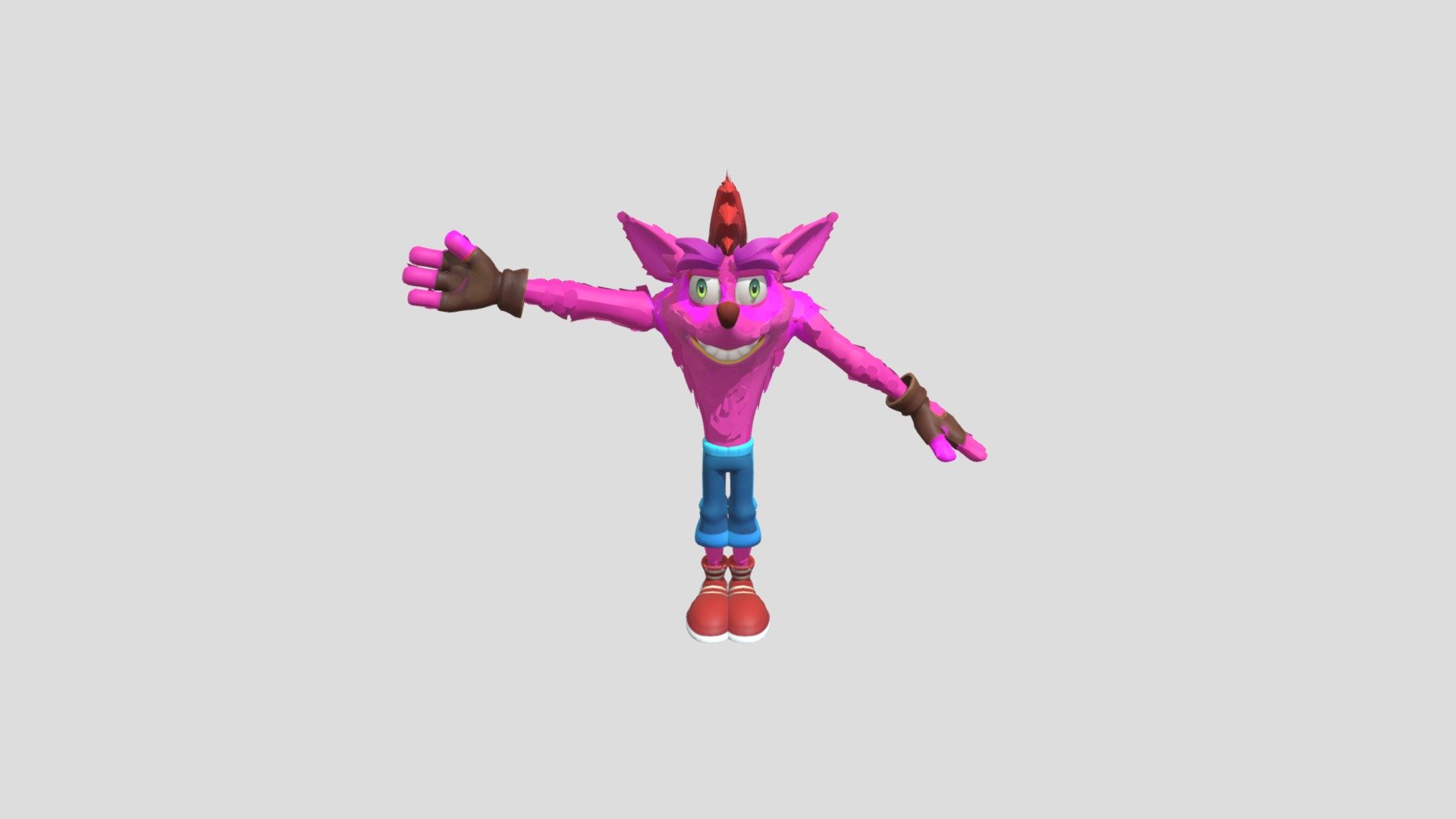 Tio Gordo Estilo Crash 4 - Download Free 3d Model By Heartofjoshua 