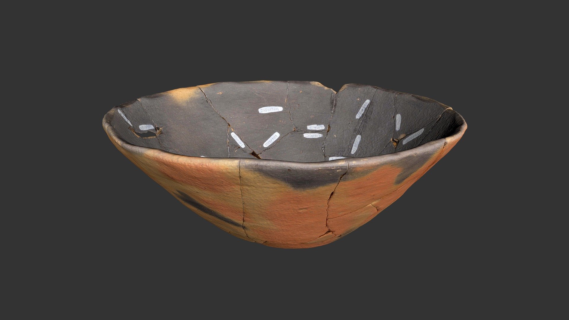 Catawba Earthenware Bowl (2554p3119-3)