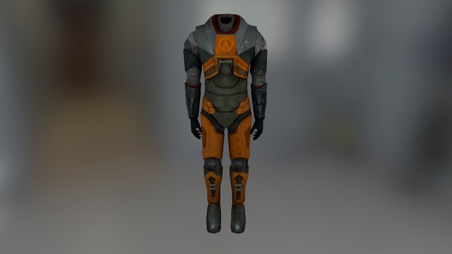 Half-Life HEV Suit 3D Model